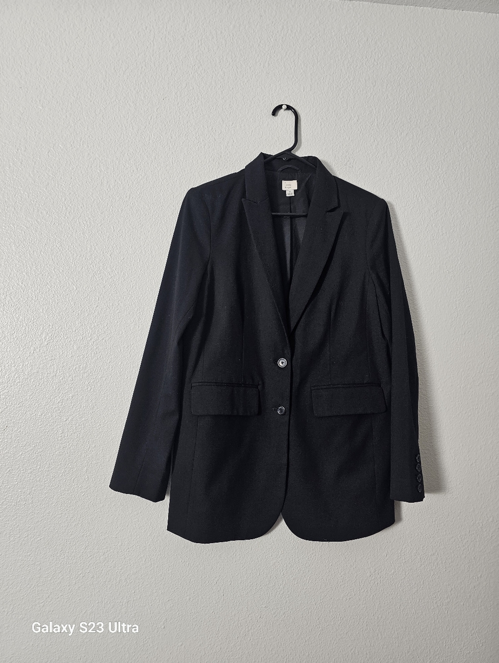 a new day Black Classic Blazer Sz M